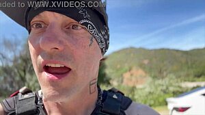 Blonde Big Ass Takes Monster Cock On Beach