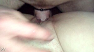 Wife fucks me hard using thick cock ring