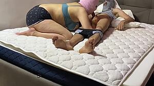 Arab couple dives into raw hardcore sex action