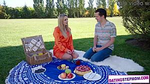 German Milf Stepmom Fucks Stepson on Date
