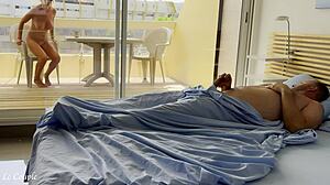 Picture Waking to Your Naked Wife Watching Beach Nudists