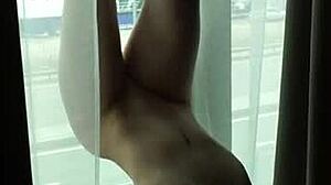 flexible teen beauty's tight asshole wrecked bent over garage