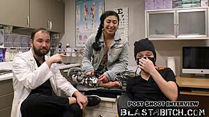 Jasmine Roses' Back Blasted with Cum in Nurse POV Face Fuck Doggystyle