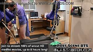 Jasmine Roses' Back Blasted with Cum in Nurse POV Face Fuck Doggystyle