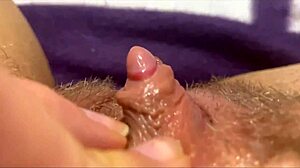 Big Clit Pulses In Closeup Orgasm