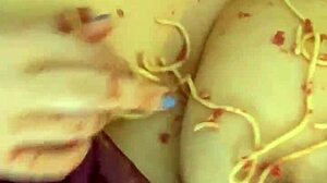 Kinky Virgin Craves BBC in Extreme Arab Food Fetish Compilation