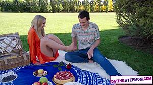 German Milf Stepmom Fucks Stepson on Date