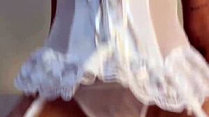 Goth College Slut Rides Huge Natural Tits Monster Cock