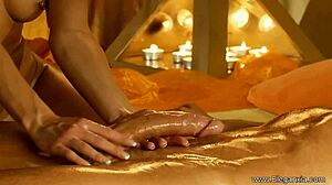 i luv gettin groped durin gorgeous blonde milfs relaxin massage