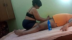 Indian Bhabhi Pussy Ass Sucked Fucked by Electrician Hindi Moans