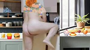 Zea812's update 246 shakes ass barefoot in crossdressing tease!