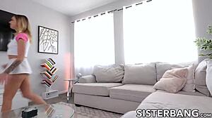 tatted dylan moore rides stepbro cock till huge cum blast
