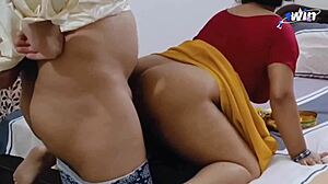 boss pounds big busty indian bitch hard at private hindi party