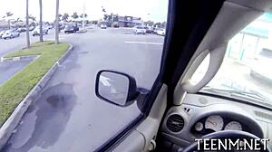 Ava Taylor loves money and hardcore street teen action with Titan