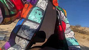 Petite Ebony College Girl Bent Over Doggystyle Fucked in Classroom Car