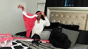 coming this christmas a stepmom's early gift for her black ebony stepson solo masturbation fun