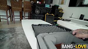 Paisley Page's Petite Scottish Lips Devour Monster Cock