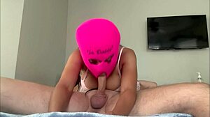 Latina Mommy Facefucked While Eating Ass In Lingerie 69