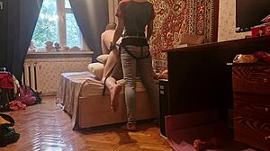Anastasia Mistress Pegs Skinny Slave Sasha Earth Hard Homemade!