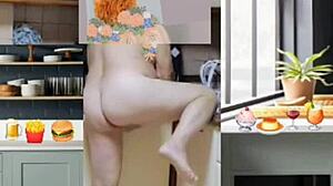 Zea812's update 246 shakes ass barefoot in crossdressing tease!