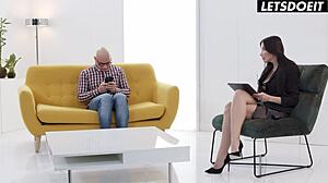 Psychologist Clea Gaultier Cures Shy Guy with Hardcore Anal Letsdoeit