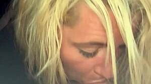 Pretty hooker deepthroats blows guy in car cums in mouth spits on dick sucks back public pov