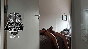 Gym Sneak Peek: Blonde's Clothes Get Sniffed by Hidden Cam Perv!