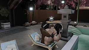 i hooked up with my latina milf teacher by the pool