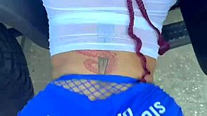 SPREADING my FAT CURVY ASS PUSSY play and TWERKING in tight cucking shorts!