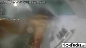 nicole aniston steamy shower reveals nude curves and pussy