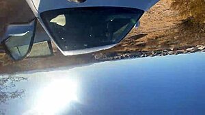 Petite Ebony College Girl Bent Over Doggystyle Fucked in Classroom Car