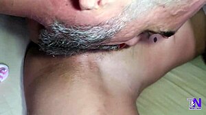 Curvy ebony babe's bedroom lick turns into wild pussy orgasm