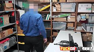 police slut must suck big cock at work or else?