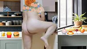 Zea812's update 246 shakes ass barefoot in crossdressing tease!