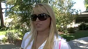 oh man... this naughty goth milf with big tits fingers her shaved pussy then rides monster cock doggystyle on bed...