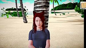 My New Family Welcomes Cute Redhead Teen Episode 48