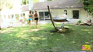 hey girls your yoga class just turned into hot pussy licking