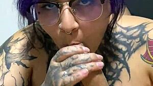 Le Chupo La Verga A Mi Vecino Goth Curvy Hasta Que Se Corre Sloppy