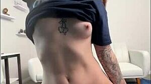 katerina deville's tight teen pussy rides monster cock in hot college hookup