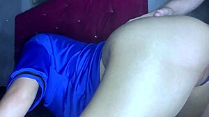 PETITE LATINA GIRLFRIEND RIDES COLOMBIAN HUBBY COWGIRL DOGGY CREAMPIE HOMEMADE
