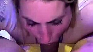 deepvane licks pussy then takes massive black cock deepthroat facial