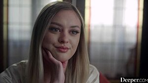 what if gorgeous blonde amber moore drops to her knees for a man in uniform craving deepthroat and pussy riding