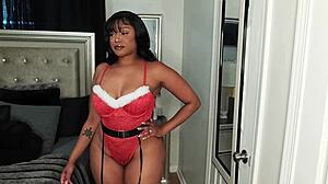 coming this christmas a stepmom's early gift for her black ebony stepson solo masturbation fun