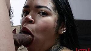 big tit brunette's huge pussy and ass fucked anal first time on cam