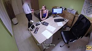 blonde czech babe trades wild outdoor public fuck for quick loan cash