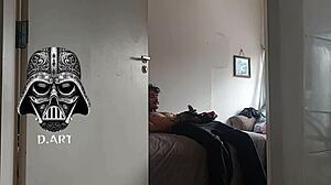 Gym Sneak Peek: Blonde's Clothes Get Sniffed by Hidden Cam Perv!