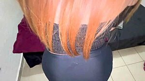 i lift her miniskirt for that hairy latina vagina closeup asmr creampie tease