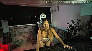 terrifier hooks up with natalia alvarado halloween night