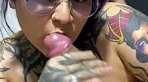 Le Chupo La Verga A Mi Vecino Goth Curvy Hasta Que Se Corre Sloppy