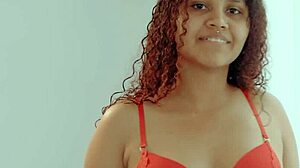 Colombian nympho caro canela takes massive bukkake load on her curvy face after interview